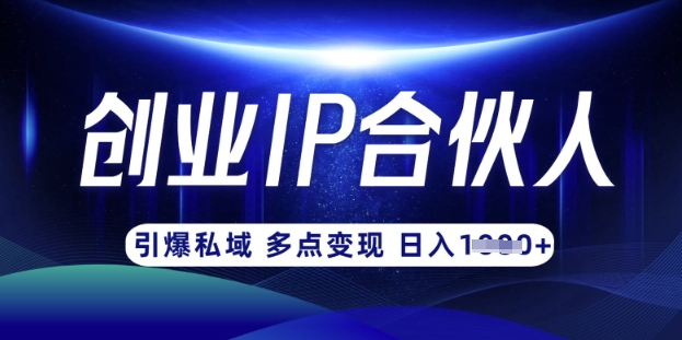 云帆·创业ip合伙人打造3.0，从0到1教你做网创，实现月入过W-清风