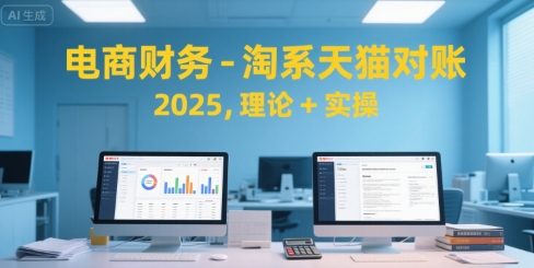 电商财务-淘系天猫对账2025，理论+实操-清风