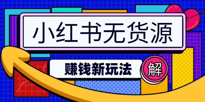 小红书无货源赚钱新玩法：无需涨粉囤货直播，轻松实现日破2w-清风