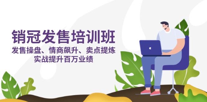 销冠 发售培训班：发售 操盘+情商 飙升+卖点 提炼，实战提升百万业绩-清风