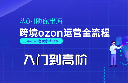 悟空跨境·OZON入门到高阶全流程-清风