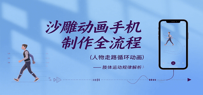 沙雕动画手机制作全流程，关键帧动画、走路、表情变换、场景反向移动、车内人物添加等-清风