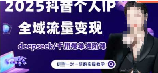 2025个人IP短视频带货(进阶版)全域流量变现，deepseek千川爆单进阶课-清风