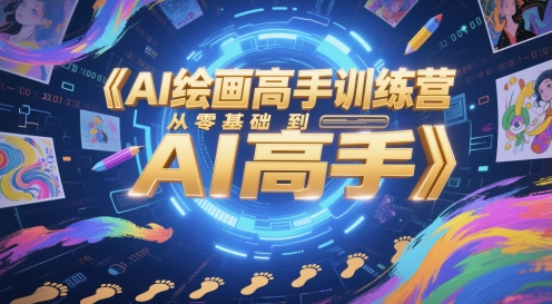 AI绘画高手训练营，从零基础到AI高手-清风