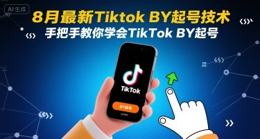 8月最新Tiktok搬运起号技术，手把手教你学会TikTok搬运起号-清风