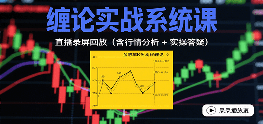 缠论实战系统课：直播录屏回放(含行情分析 + 实操答疑(更新9月)-清风