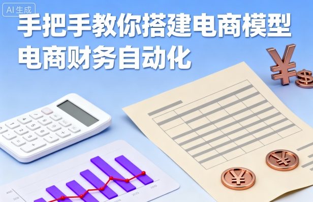 手把手教你搭建电商模型-电商财务自动化-清风
