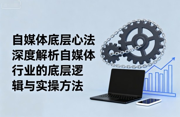 自媒体底层心法，深度解析自媒体行业的底层逻辑与实操方法-清风