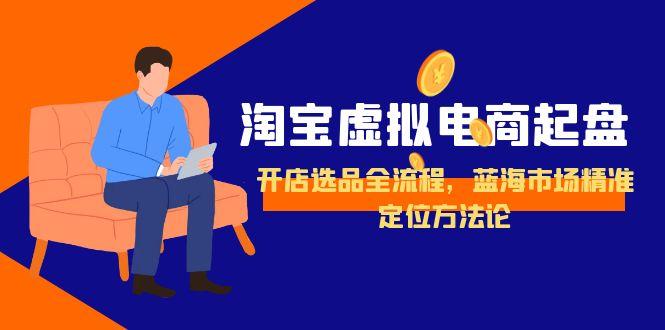 淘宝虚拟电商起盘，开店选品全流程，蓝海市场精准定位方法论-清风
