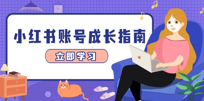 小红书账号成长指南，爆款选题+精准定位+数据分析，系统提升账号变现能力-清风
