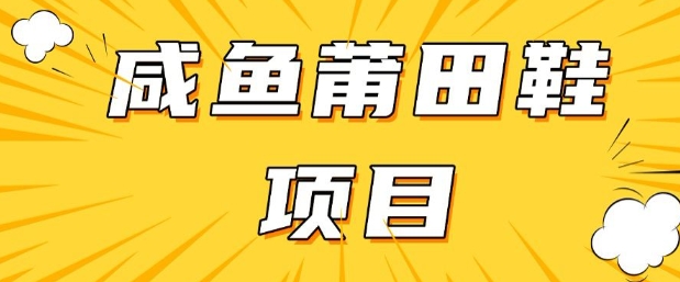 闲鱼高转化项目，手把手教你做，日入3张+(详细教程+货源)-清风