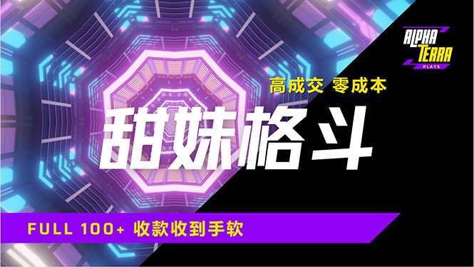 高成交零成本，售卖甜美格斗课程，谁发谁火，加爆微信，日入1000+收款…-清风