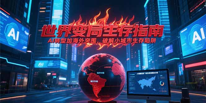 付费文章《世界变局生存指南，AI转型加海外突围，破解小城市生存陷阱》-清风