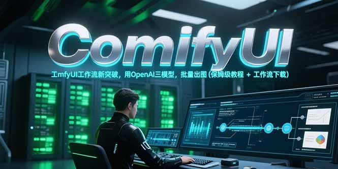 ComfyUI工作流新突破，用OpenAI三模型，批量出图(保姆级教程+工作流下载-清风