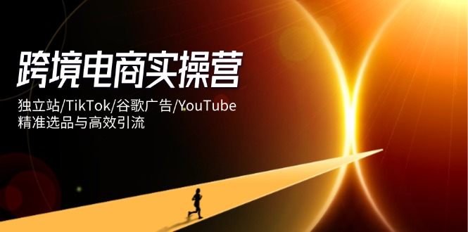 跨境电商实操营：独立站/TikTok/谷歌广告/YouTube，精准选品与高效引流-清风