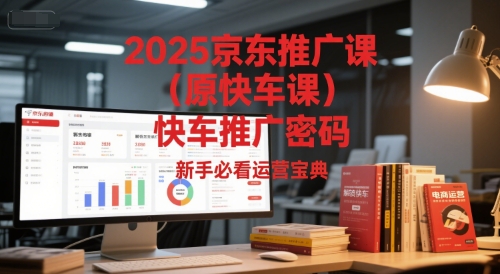 2025京东推广课(原快车课)解锁京东快车推广密码，新手必看运营宝典-清风