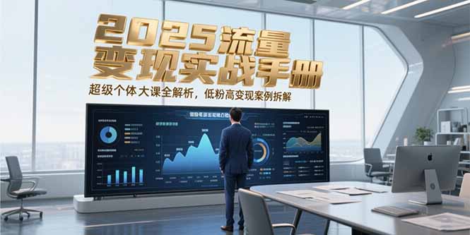 2025流量变现实战手册，超级个体大课全解析，低粉高变现案例拆解-清风