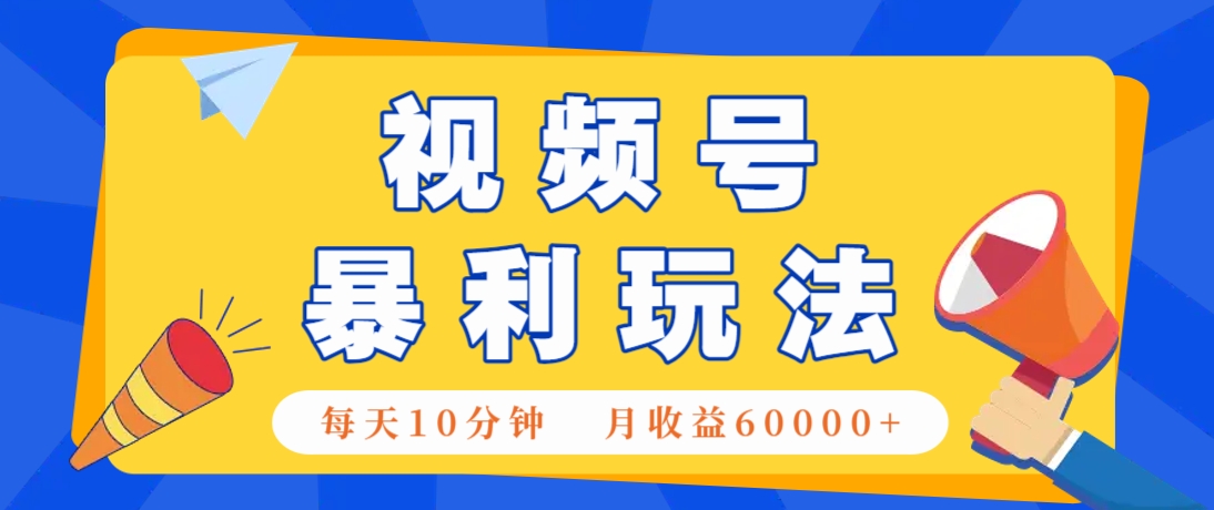 视频号AI赚钱法，每天只需10分钟，月入6万+！(超详细拆解)-清风
