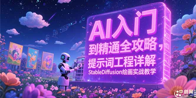 AI入门到精通全攻略，提示词工程详解，StableDiffusion绘画实战教学-清风