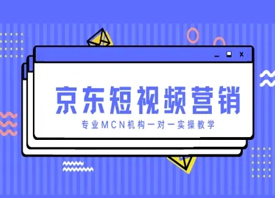 京东短视频营销项目，专业MCN机构一对一实操教学-清风