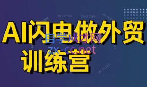 大卫·AI闪电做外贸训练营(更新4月)-清风