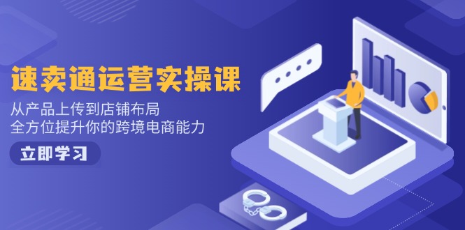 速卖通运营实操课，从产品上传到店铺布局，全方位提升你的跨境电商能力-清风