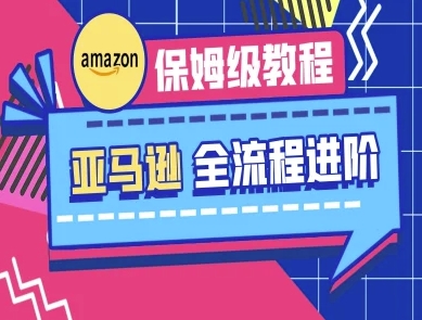 亚马逊保姆级全流程实操教程-跨境电商教程-清风