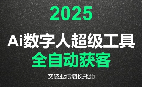 2025Ai数字人工具自动获客-清风