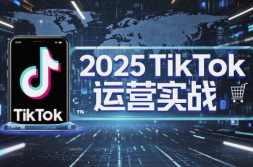 2025TikTok电商运营，掌握TikTok店铺运营核心技巧，实现低成本高转化-清风