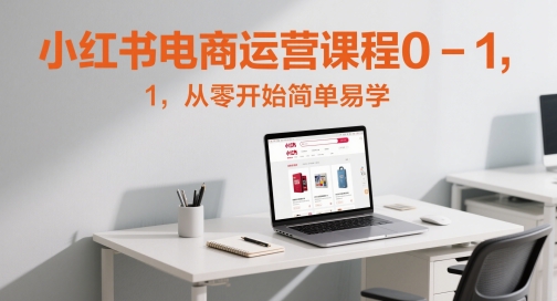小红书电商运营课程0-1，从零开始简单易学-清风
