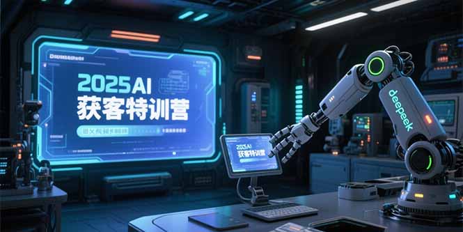 2025AI获客特训营，AI图文视频全制作，deepseek工具实操教学-清风